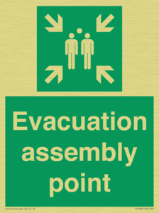 Evacuation assembly point